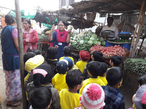 Field Trip to Vegetable Market - 2018 - dhule